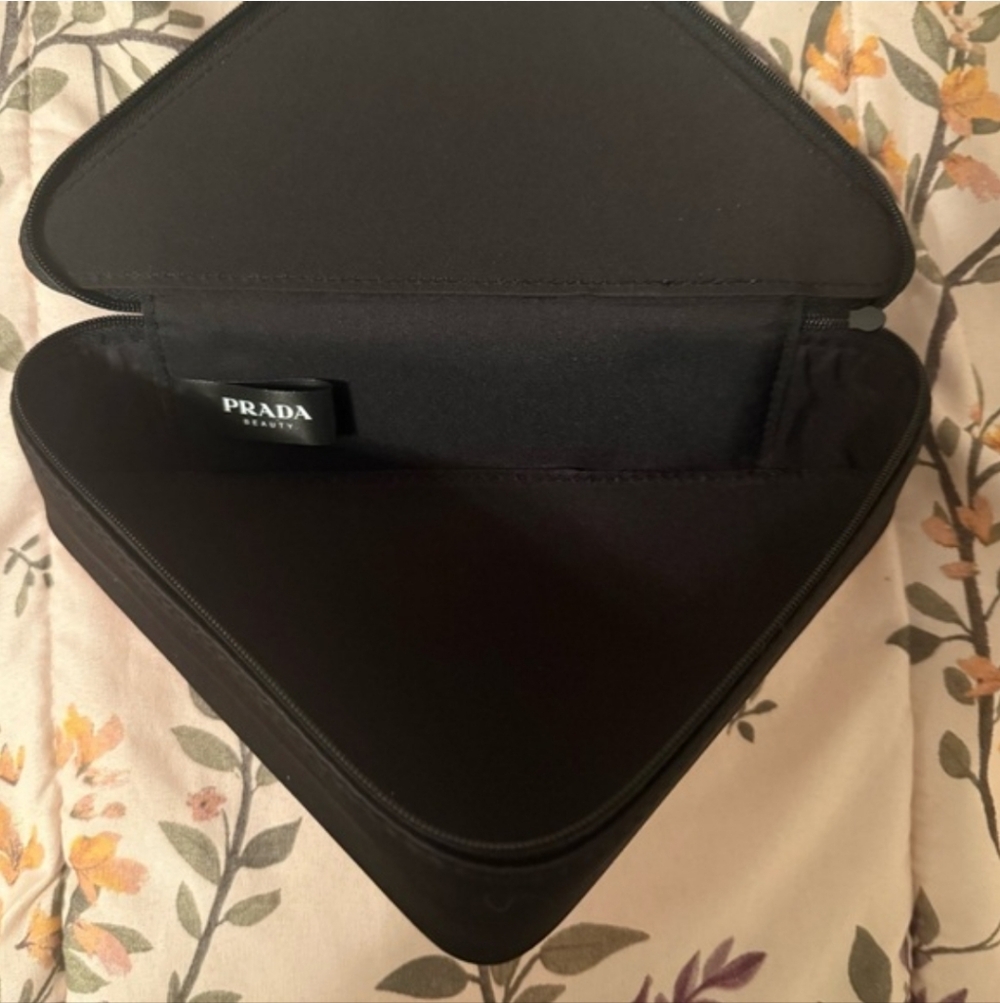 Prada Beauty Triangle Clutch Makeup Pouch - Picture 3 of 6